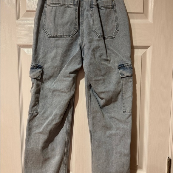 Women’s PacSun Light Blue Cargo Jeans - Picture 6 of 11